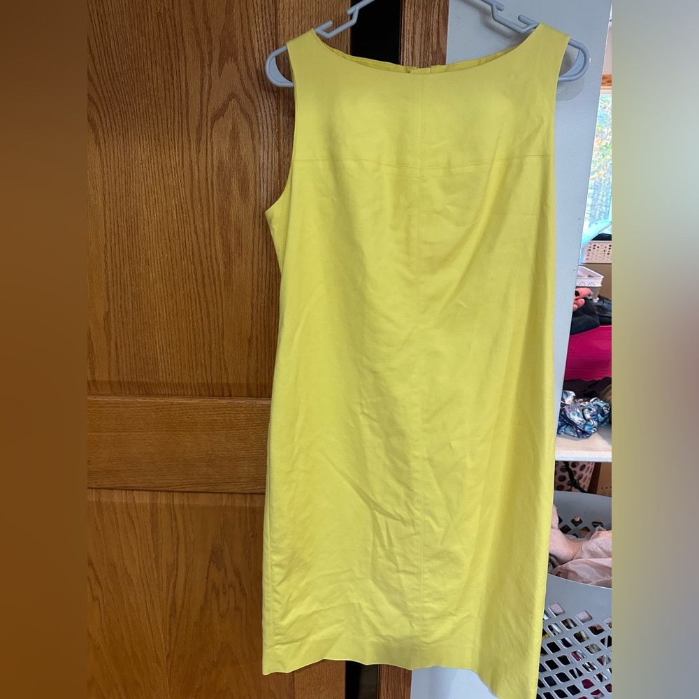 Lauren Ralph Lauren Yellow Midi Dress
